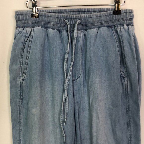 GAP WOMAN Pull on Joggers Medium Indigo Denim Jean Size S - Picture 4 of 12
